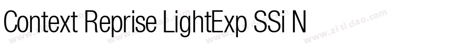 Context Reprise LightExp SSi Normal字体转换